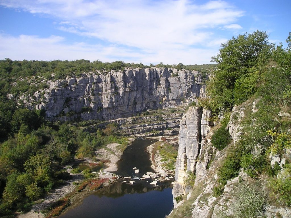 les gorges de l'Ardèche