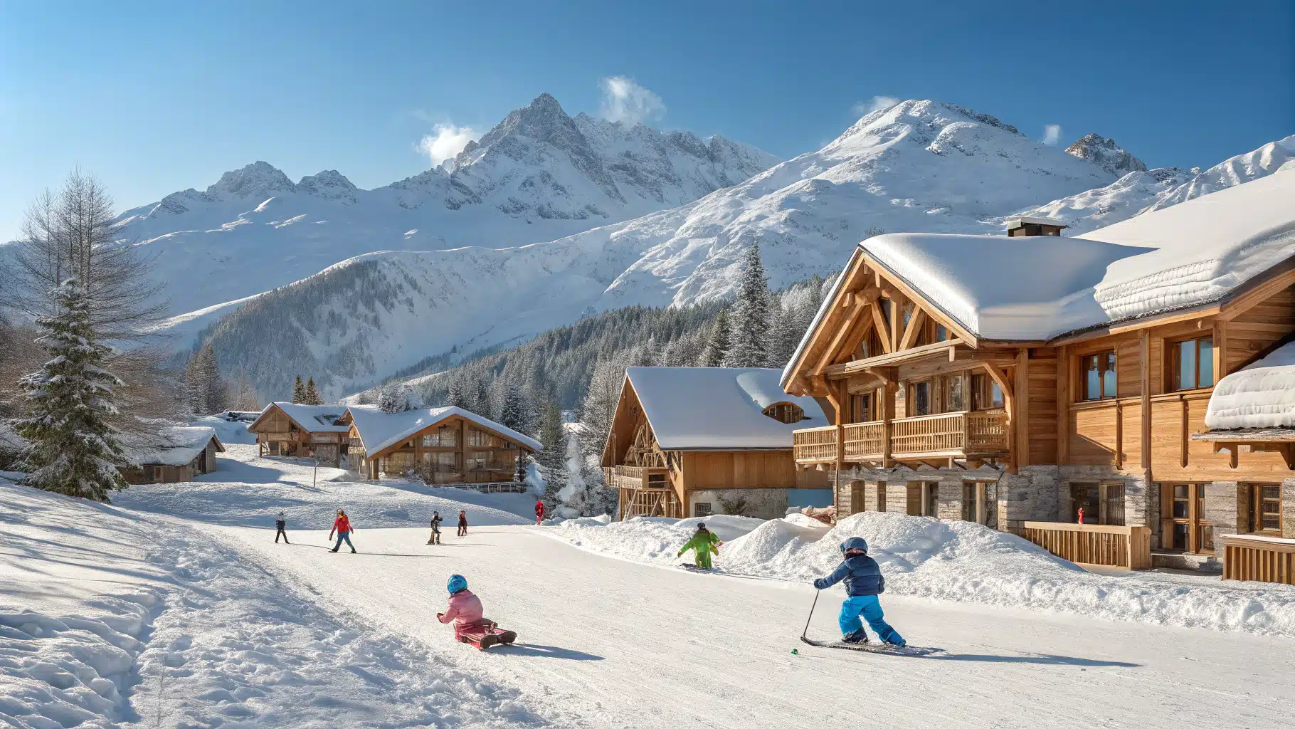 station de ski familiale